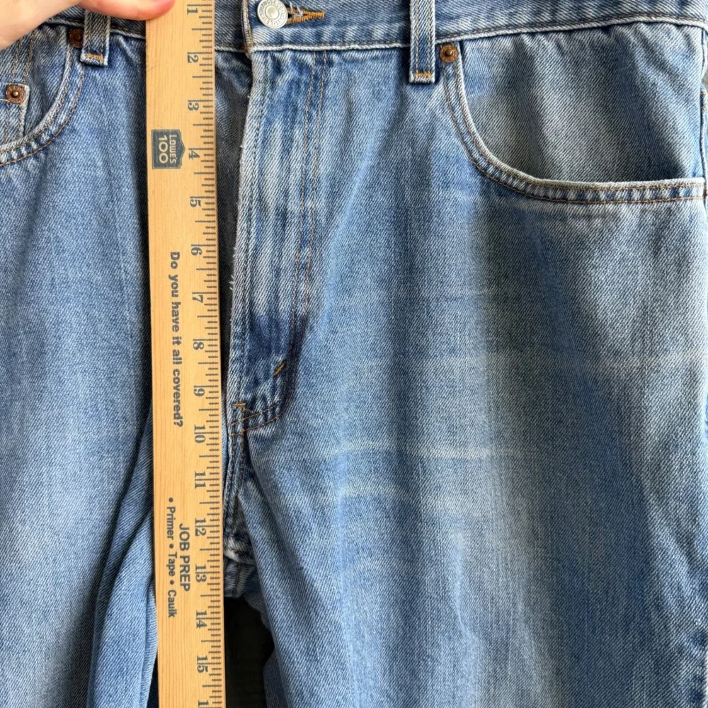 Levi's 550 Relaxed Fit Jeans 38x30 Light Wash Tapered 100% Cotton‎ Men's